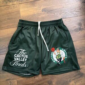 Vintage Boston Celtics Basketball Gym Athletic Shorts